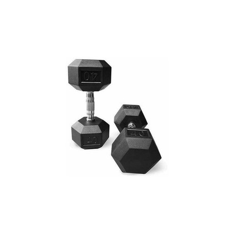 Par de mancuernas hexagonales 40 Libras FTS