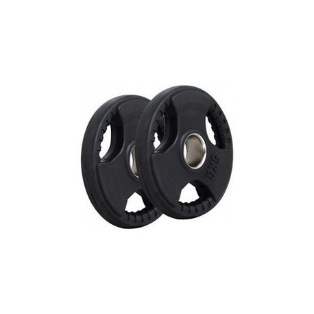 Par de discos recubiertos olímpicos 5 Kg FTS