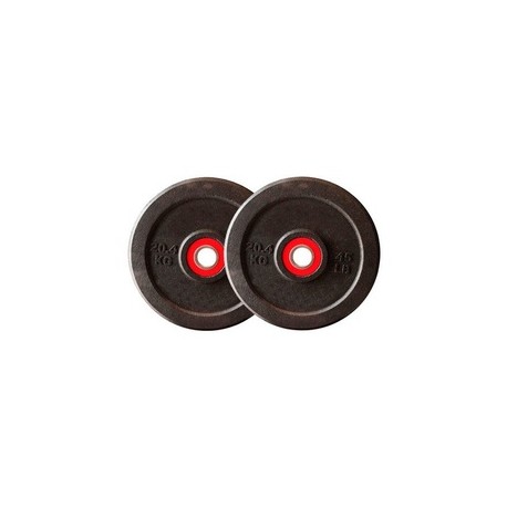 Par de bumper caucho 45 libras Elite
