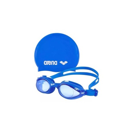 Set de natación gorra y goggles Arena junior